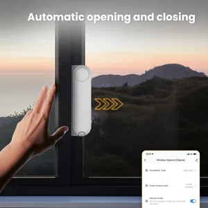 Abrepuertas Automático Inteligente con Carga Solar Tuya ZigBee, Empujador <span class=keywords><strong>de</strong></span> Ventanas Corredizas <span class=keywords><strong>de</strong></span> Vidrio, <span class=keywords><strong>Control</strong></span> por Voz con Alexa y Asistente <span class=keywords><strong>de</strong></span> Google - Product Image 5