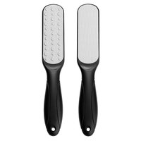 Râpe à pieds double face en acier inoxydable à long manche pour pédicure et élimination des callosités – Fabricant