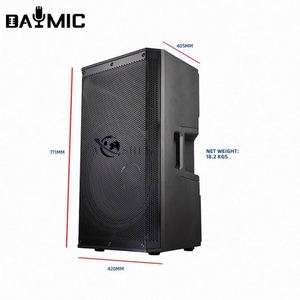 ลำโพงโรงงาน OEM 1000W 15 นิ้ว 2 แชนแนล ลำโพงแอคทีฟมืออาชีพ ลำโพงพลาสติก - Product Image 4