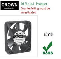 Ventilateur axial de refroidissement à courant alternatif Crown 40x10 avec moteur sans balais H8, pales en alliage d'aluminium, fabrication OEM personnalisée en usine