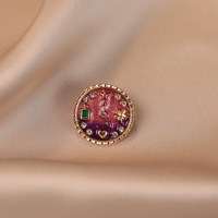 Nouvelle broche en strass complète, broches animales pour femmes et hommes, vêtements, écharpe, boucle de col, bijoux, épingles, accessoire de luxe, broche