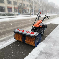 Balayeuse à neige à essence autopropulsée, nettoyeur de neige à propulsion manuelle