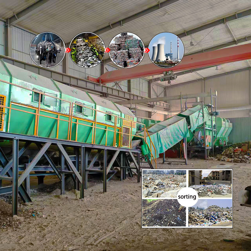 Municipal Solid Waste Sorting Recycling Production