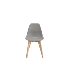 Chaise de salle à manger intérieure contemporaine en fibre de verre en forme de diamant meubles de maison cuisine salle à manger en vente - Product Image 3