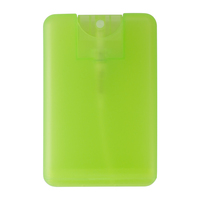 Logo de couleur personnalisé mini vaporisateur poche taille 10 15 20 ML carte rechargeable atomiseur avec pompe Sayer pour parfum voyage