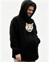 Nouvelle Arrivée 2026 : Ensemble Assorti Style Urbain Européen et Américain, Sweat à Capuche Doublé Polaire pour Animaux et Propriétaires