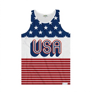 OEM <b>Men's</b> Cotton Tank Tops Breathable Jersey Silk Screen Print <b>Multi</b> Color Adults Bulk Order - Product Image 6