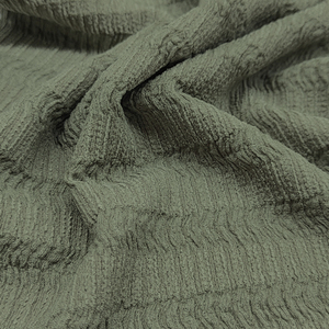 Nouveau tissu jacquard pour vêtements, matière tricotée, tissu jacquard <span class=keywords><strong>en</strong></span> polyester uni sur mesure à vendre - Product Image 2