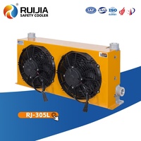 Radiador de Placas Aletadas para Grupo Electrógeno, Enfriador de Aceite Hidráulico de 100L, Intercambiador de Calor de Aire de Aluminio, Condensador de Aire Acondicionado