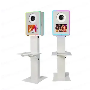 Selfie Photo Booth Maschinen schale passend für iPad und Oberflächen maschine drucken sofort Foto kabine mit Flight case