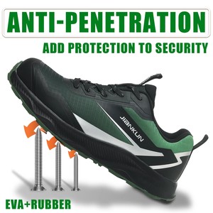 JIANKUN CE S3 Certified 10kv Breathable Protective Anti-puncture Safety <strong>Shoes</strong> Steel Toe Work <strong>Shoes</strong> for Men and <strong>Women</strong> OEM - Product Image 4