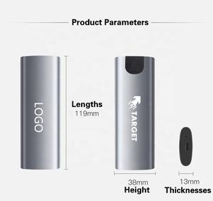 Boîtier SSD externe portable USB 3.0 Type-C en aluminium avec <span class=keywords><strong>coque</strong></span> rigide, compatible SSD externe - Product Image 1