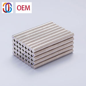 แม่เหล็กกลมเล็ก D2x1 2x2 2x3 3x2 3x3 4x2 4X3 4X3 5x2 5x3มม. ดีไซน์ตามสั่ง - Product Image 1