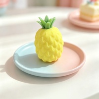 Balle anti-stress souple et croustillante en forme d'ananas simulé, jouet sensoriel, vente en gros