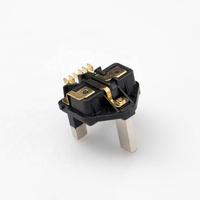 Prix de gros d'usine accessoires électriques britanniques câble d'alimentation en laiton pur PIN PBT fusible ignifuge 13A BS insert de prise mâle