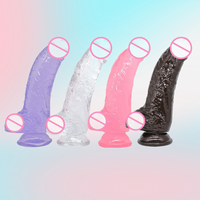 Dildo réaliste de grande taille avec courbe ascendante, plug anal et masturbateur, jouet sexuel pour adultes, best-seller Amazon X