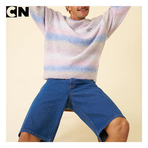 Pull en laine mélangée à effet dégradé, personnalisable avec logo, certifié GRS, anti-rides, anti-rétrécissement, pour homme, hiver - Product Image 2