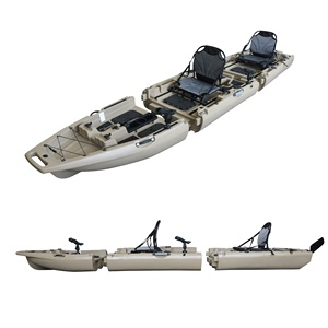 2025 Vicking thiết kế mới 14ft Modular 2 người dual-hệ thống bàn đạp câu cá Kayak cánh quạt + Flap Pedal Drive với động cơ điện - Product Image 5