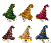 Sombreros Plegables Reutilizables de la Serie Láser, Nuevo Producto en Oferta, para Fiestas de Cumpleaños y Navidad Infantiles