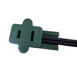 Prise en ligne IP55 de niveau vert SPT-1 SPT-2 USA 2 broches 6A pour la connexion de câbles de guirlandes lumineuses de vacances - Product Image 1