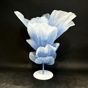 Centro de Mesa de Lujo Reutilizable para Bodas y Banquetes, con Flores Artificiales de Seda Pintadas a Mano, Diseño de <span class=keywords><strong>Árbol</strong></span> de Flores - Product Image 4
