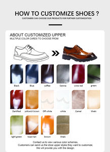 Chaussures Habillées Oxford Tendance pour Hommes, en Cuir Véritable, à Bout Rond, Design, Grande Taille 46, à Lacets et Semelle Épaisse, Modèle 2026 - Product Image 5