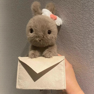 Nouvelle Peluche Jellycats British JE Lapin Postier Mignon <span class=keywords><strong>avec</strong></span> Enveloppe et Lettre d'Amour Bugs Bunny en Coton PP pour la Saint-Valentin - Product Image 3