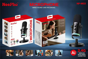 <span class=keywords><strong>Microphone</strong></span> USB professionnel filaire de type C M03 pour <span class=keywords><strong>gamer</strong></span>, streaming en direct, ordinateur de bureau, téléphone portable, enregistrement de podcast - Product Image 2