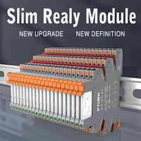 Module de relais mince sur rail DIN FCGK 41F-1Z-C4-1 6A, interrupteur de relais électromagnétique 6-24 VDC, interface SPDT, prise de relais 240 V, 1NC+1NO