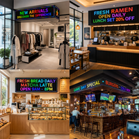 Letrero LED a Todo Color con Mensajes Programables P10 RGB, Módulo Impermeable IP65, 5 Años de Garantía, para Publicidad Comercial en Interiores y Exteriores