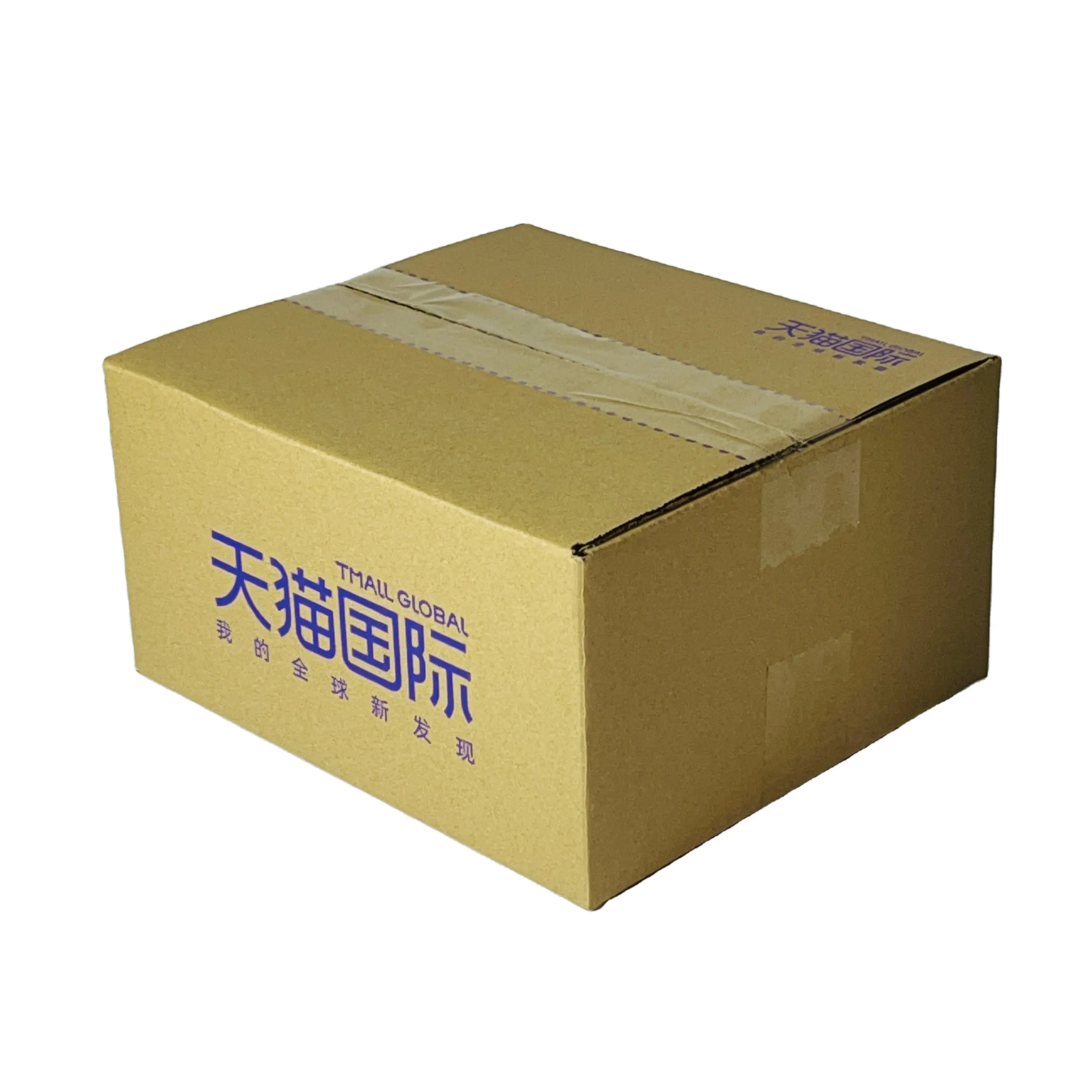Быстрая доставка, натуральная сверхпрочная упаковка, гофрированная надежная коробка с двойными стенками RSC