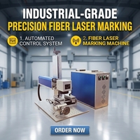 Nouvelle machine de marquage laser à fibre automatique efficace de 30 W pour la gravure sur métal, acrylique, verre, cuir avec prise en charge AI/DST/PLT