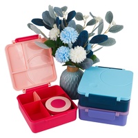 Boîte à bento de pique-nique en plastique Portable avec compartiments de récipient de nourriture à micro-ondes pour les enfants de l'école boîtes à lunch de stockage de cuisine