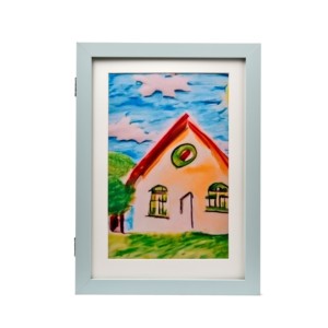 Trẻ em nghệ thuật khung đơn giản và phổ biến trẻ em nghệ thuật hiển thị khung phía trước mở treo tường trang trí nội thất trẻ em tác phẩm nghệ thuật khung có thể thay đổi - Product Image 4