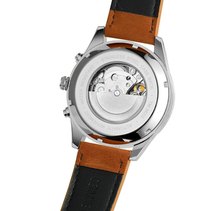 Forsining Nouvelle arrivée OEM <span class=keywords><strong>Montre</strong></span> Hommes <span class=keywords><strong>Automatique</strong></span> Mécanique Bracelet en Cuir Véritable <span class=keywords><strong>Montre</strong></span>-Bracelet - Product Image 6