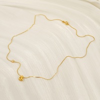 Lincy nouveau à la mode 18K plaqué or initiale 26 lettre bulle pendentif colliers étanche en acier inoxydable CZ S chaîne breloque bijoux