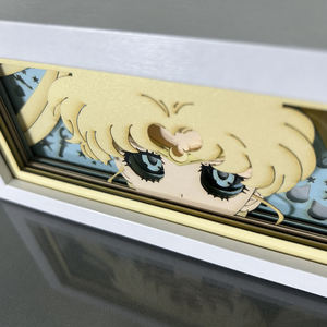 3D Anime Sailor Moon Eyes caja de luz sombra caja de luz Manga Led noche luz dormitorio decoración lámpara de mesa animación luz nocturna - Product Image 5