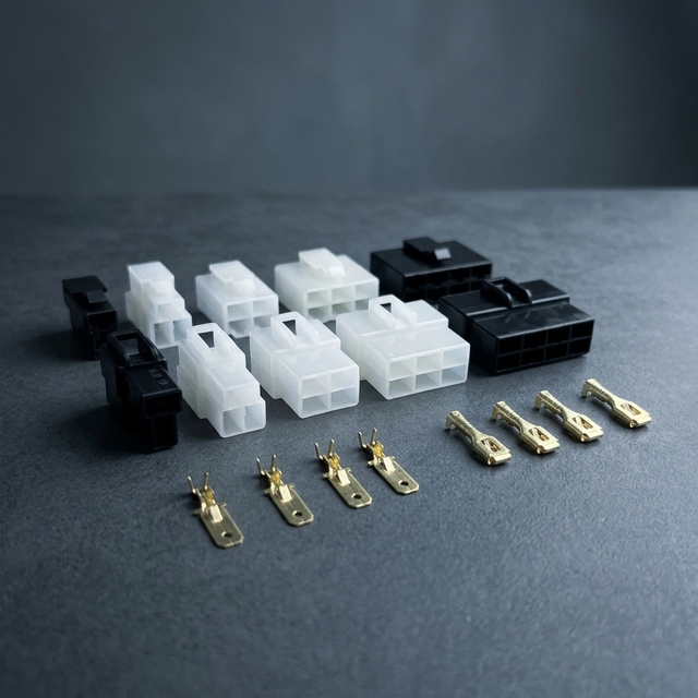 6.3mm Connector Series 1 / 2 / 3 / 4 / 6 / 8 / 12 Pin Automotive Wire Connector Motorcycle Car Engine Plug Connector Terminal
