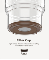 300ML Ice Drip Coffee Cold Brew Filter Verre Cold Brew Coffee Fermentation Home Cold Coffee Brewer Dripper
