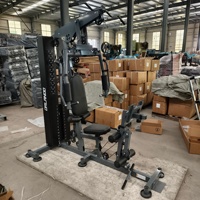 Salle de sport multifonctionnelle à domicile - Machine Smith tout-en-un pour l'entraînement de force du corps entier, équipement de fitness monoposte