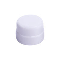 Pot en plastique PP blanc en gros, 5g, pour produits d'art des ongles, pot d'emballage, pot de gel UV, récipient pour gel de construction, pot de vernis à ongles avec spatule
