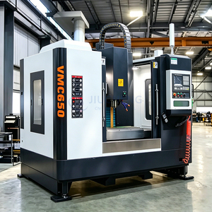 Vmc650 Centre d'usinage CNC <span class=keywords><strong>triple</strong></span> fonction 3 axes 24 V Fraiseuse GSK Control BT40 1200x600 Nouveau Vertical 3 axes 24 Vmc - Product Image 3