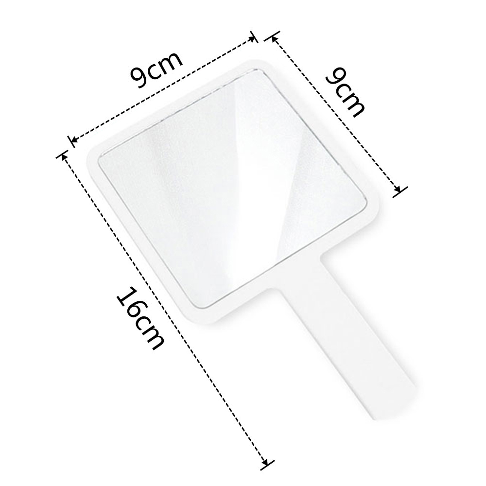 White makeup mirror