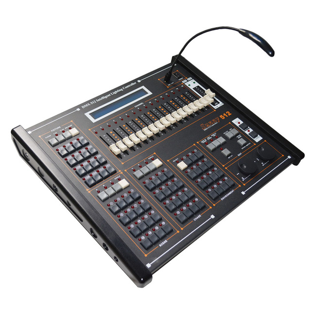Professional 512 Channel DMX Controller Sunny512 Pilot 2000 for Stage Light Moving Head Scanner DJ Console Equipment Gooseneck