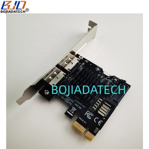 Venta al por mayor 2 * Power Over <span class=keywords><strong>ESATA</strong></span> Port a <span class=keywords><strong>PCI</strong></span>-E PCIE 1X adaptador Riser Card SATA 15PIN Power 6Gbps para 2,5 "3,5" unidad de disco duro - Product Image 4