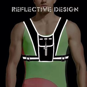 Camelbek Free Sample <b>Running</b> <b>Vest</b> with <b>Phone</b> Holder Jogger <b>Running</b> Chest Pouch Bag <b>for</b> <b>Phone</b> with Water Bottle Pocket - Product Image 5