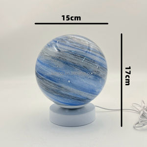 Lámpara de Noche Cósmica con Cielo Estrellado, Lámpara de Mesa con Forma de Planeta, Lámpara Ambiental de <span class=keywords><strong>Asteroide</strong></span>, Decoración de Escritorio, Regalo de Cumpleaños - Product Image 6