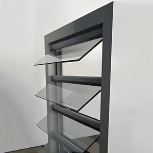 Bingkai profil louver atau shutter aluminium teranodisasi untuk windows dari Afrika Selatan