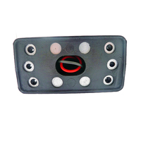 2 pouces Double Face Side Marker Red Clear Stalk Light PC Lens Truck Trailer Car Light Accessories Truck Tail Type