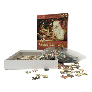 Nouvelle Arrivée <span class=keywords><strong>Pas</strong></span> <span class=keywords><strong>Cher</strong></span> Prix Personnalisé Multi Couleur Bords Puzzles <span class=keywords><strong>1000</strong></span> Pièces Pour Cadeaux De Noël - Product Image 3